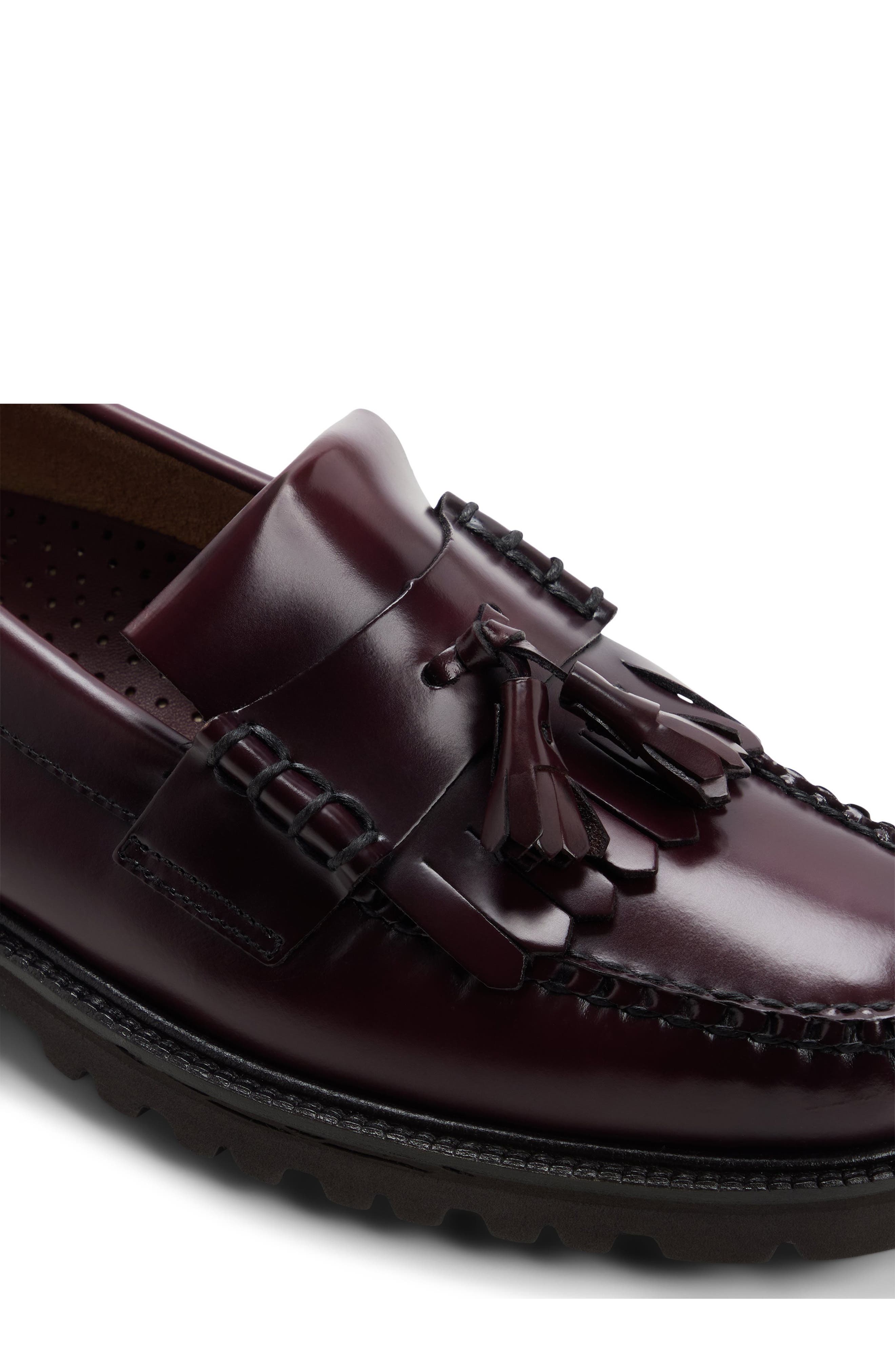 G.H.BASS Layton Leather Penny Loafer, Alternate, color, Wine