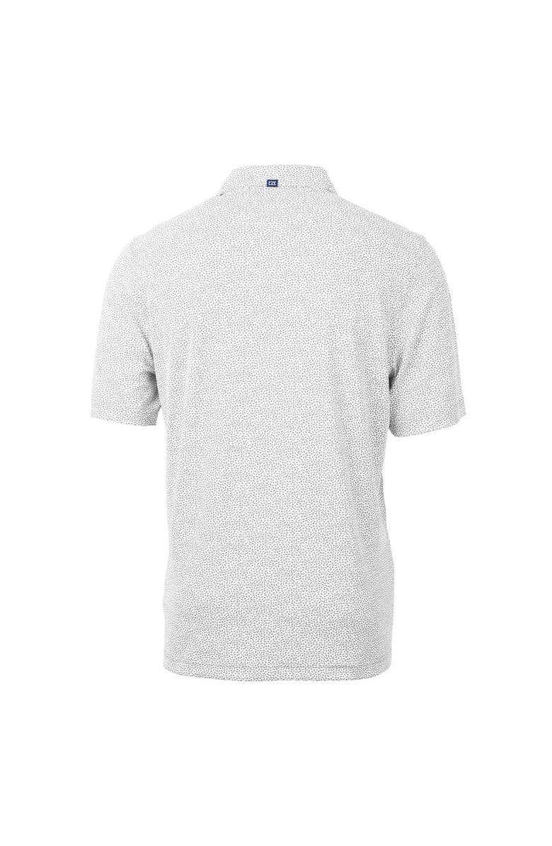 Cutter & Buck Men's Cutter & Buck  Gray Georgia Bulldogs Alumni Logo DryTec Virtue Eco Pique Botanical Print Recycled Polo, Alternate, color, 