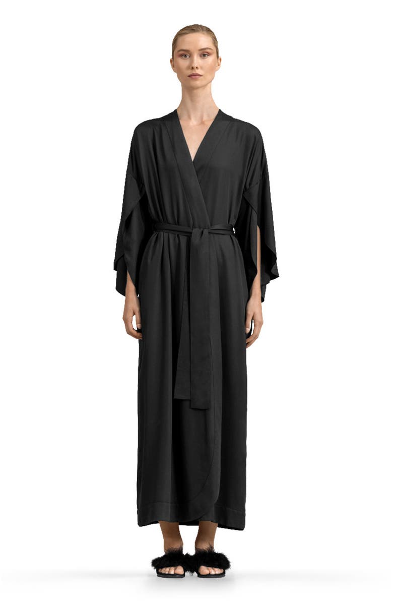 Togas Naomi Women's robe, Alternate, color, Black