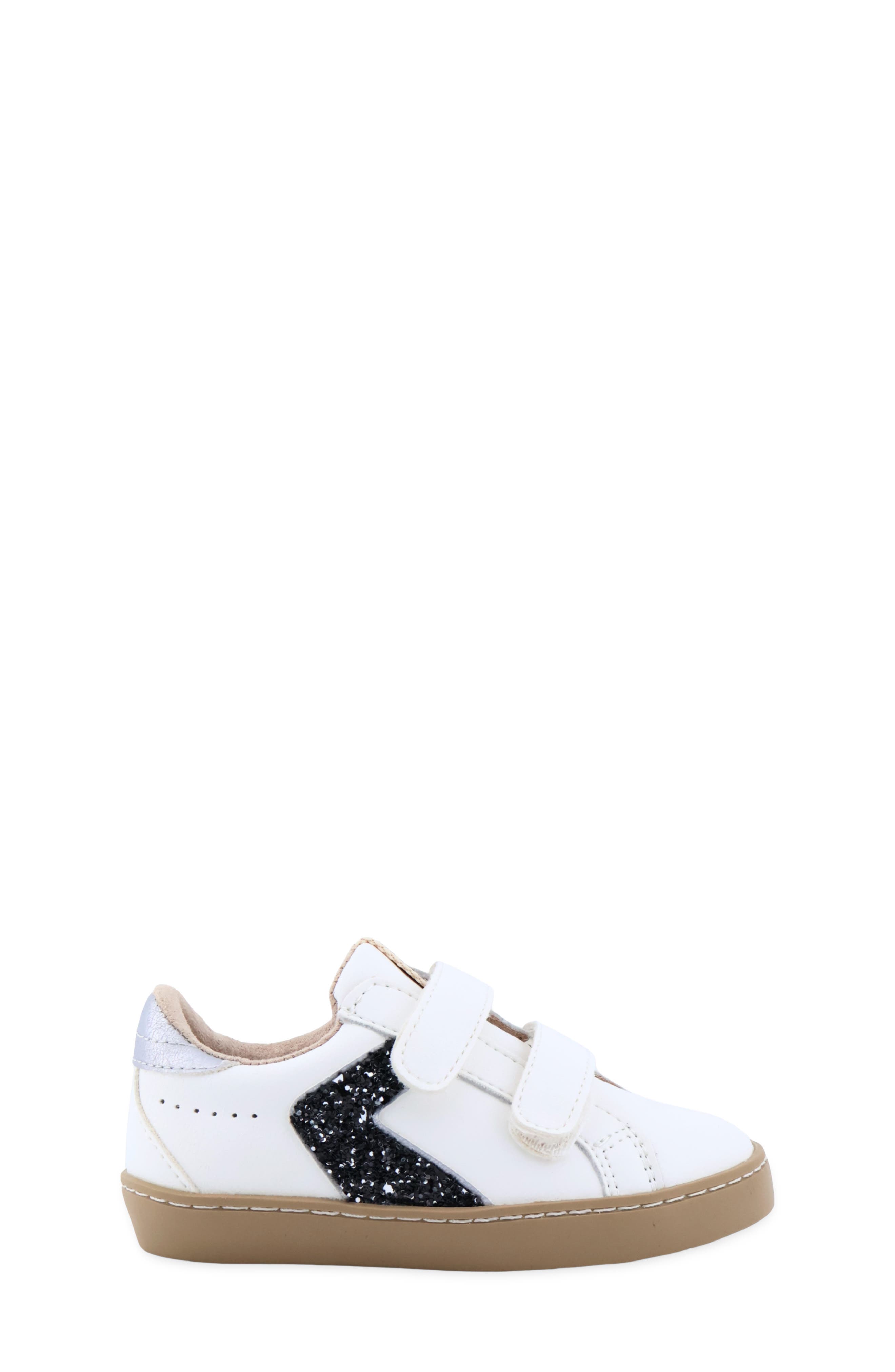 Kids' Renata Mini Sneaker, Alternate, color, BLACK SILVER GLITTER