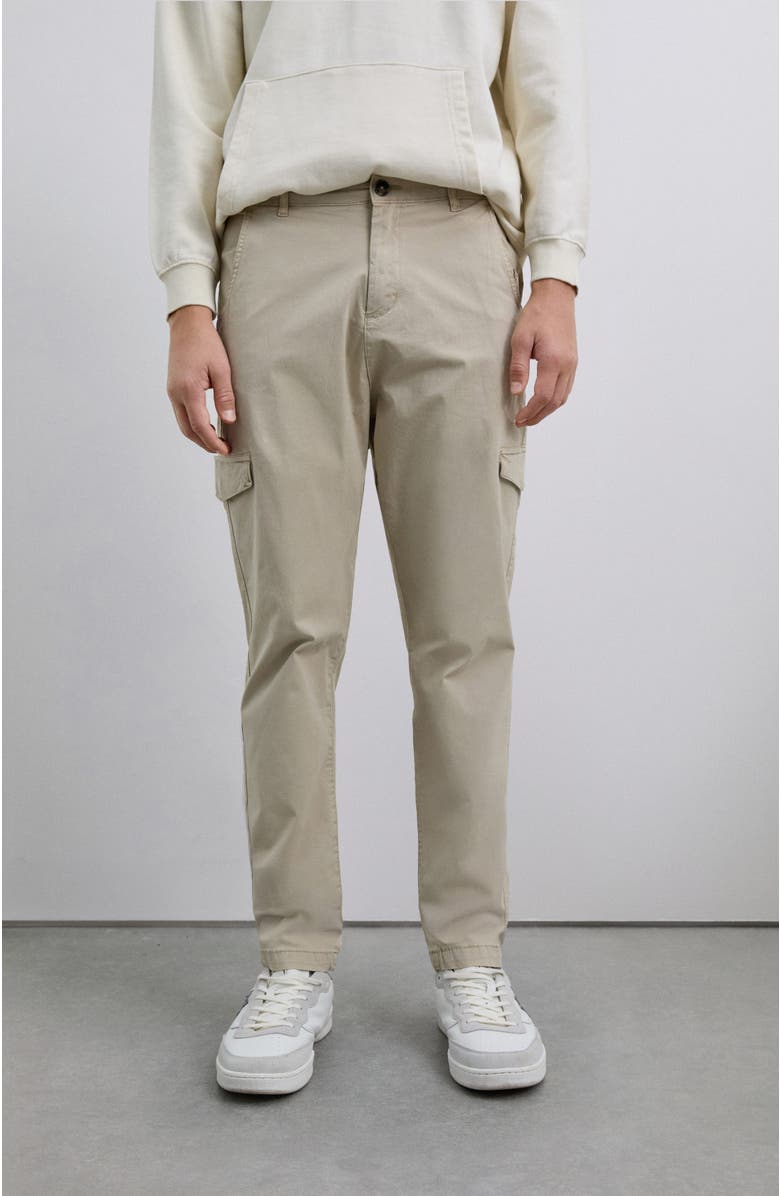 Scalpers Basic Cargo Pants Kids, Alternate, color, Beige