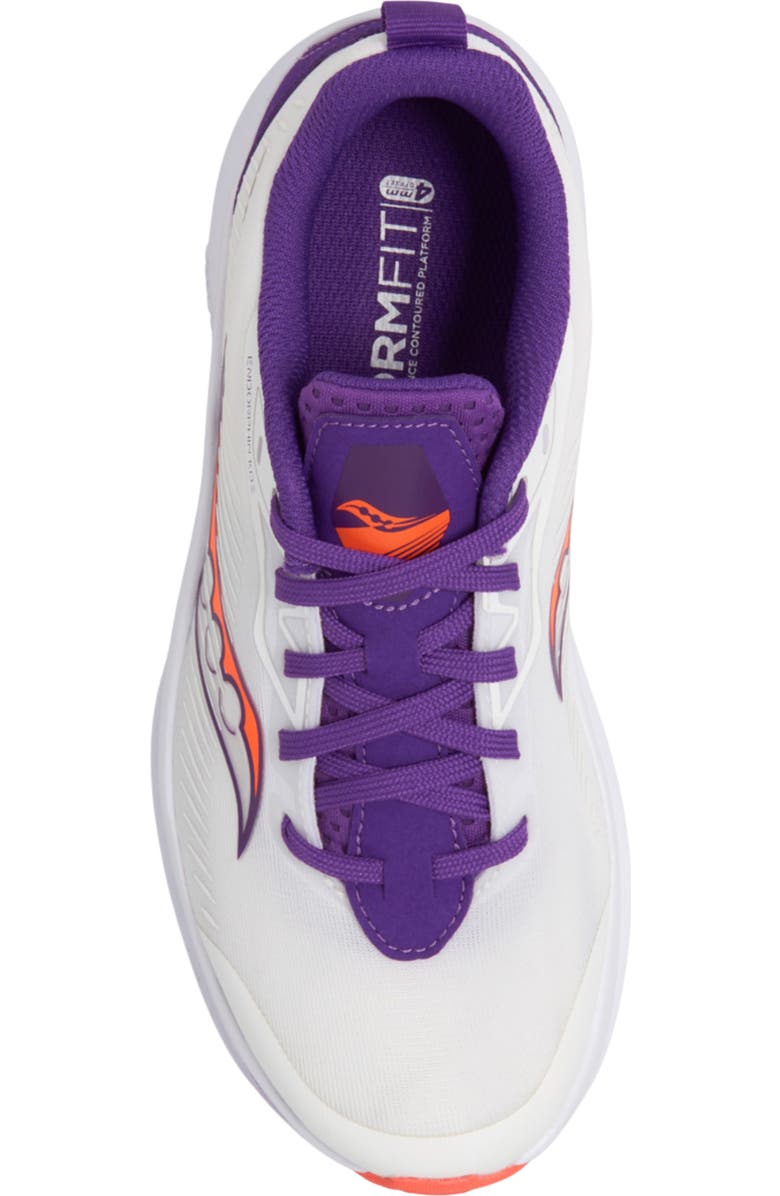 Saucony Endorphin KDZ Running Sneaker, Alternate, color, White/ Purple