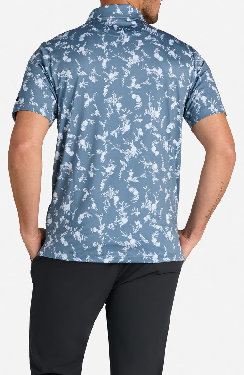Bad Birdie Pollen Hazard Floral Performance Golf Polo, Alternate, color, Pollen Hazard