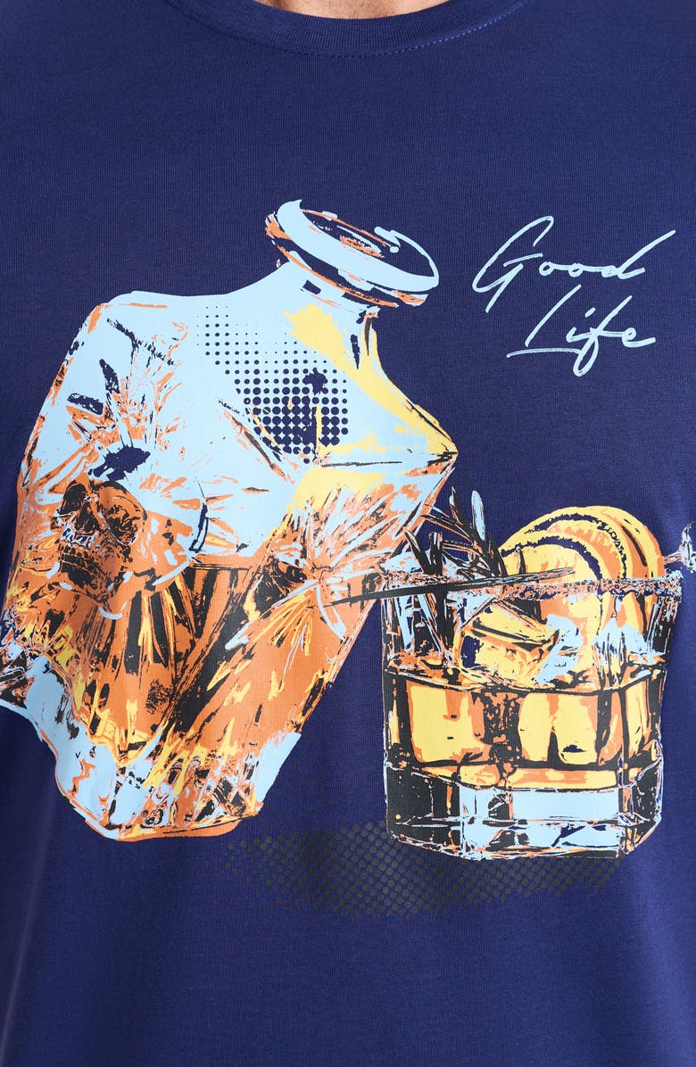 Robert Graham Barrel Aged Whiskey Graphic T-Shirt, Alternate, color,