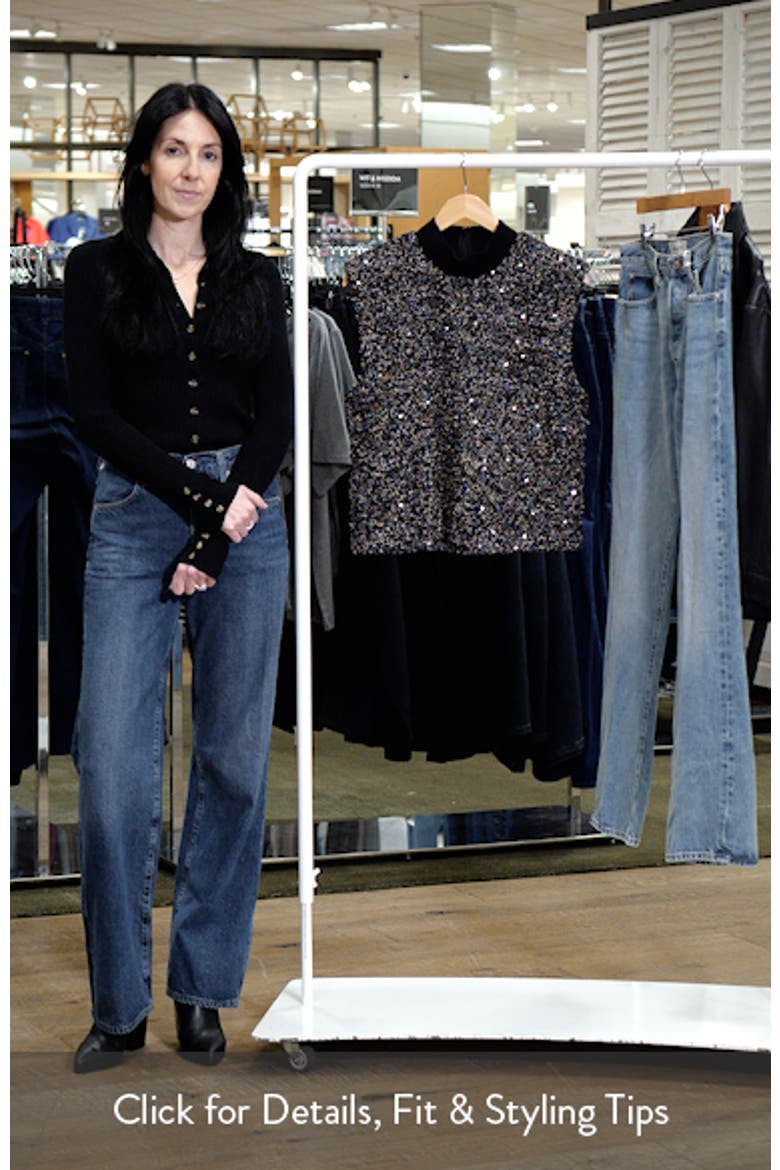 Cap Sleeve Bouclé Tweed Top video