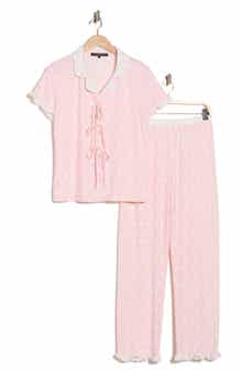 French Connection Tie Front Pajamas