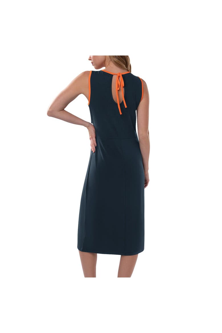 Women's G-III 4Her by Carl Banks Navy Chicago Bears Main Field Maxi Dress, Alternate, color, Navy