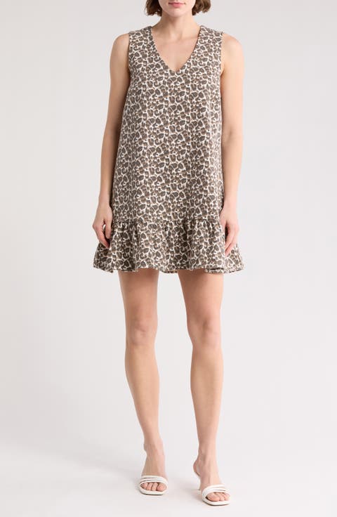 V-Neck Mini Dress