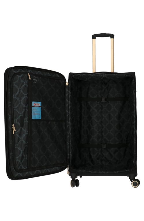 Ted Baker Chevron Quilt 3-piece Luggage Set In Black