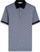 Bugatchi Vance OoohCotton® Geo Print Polo