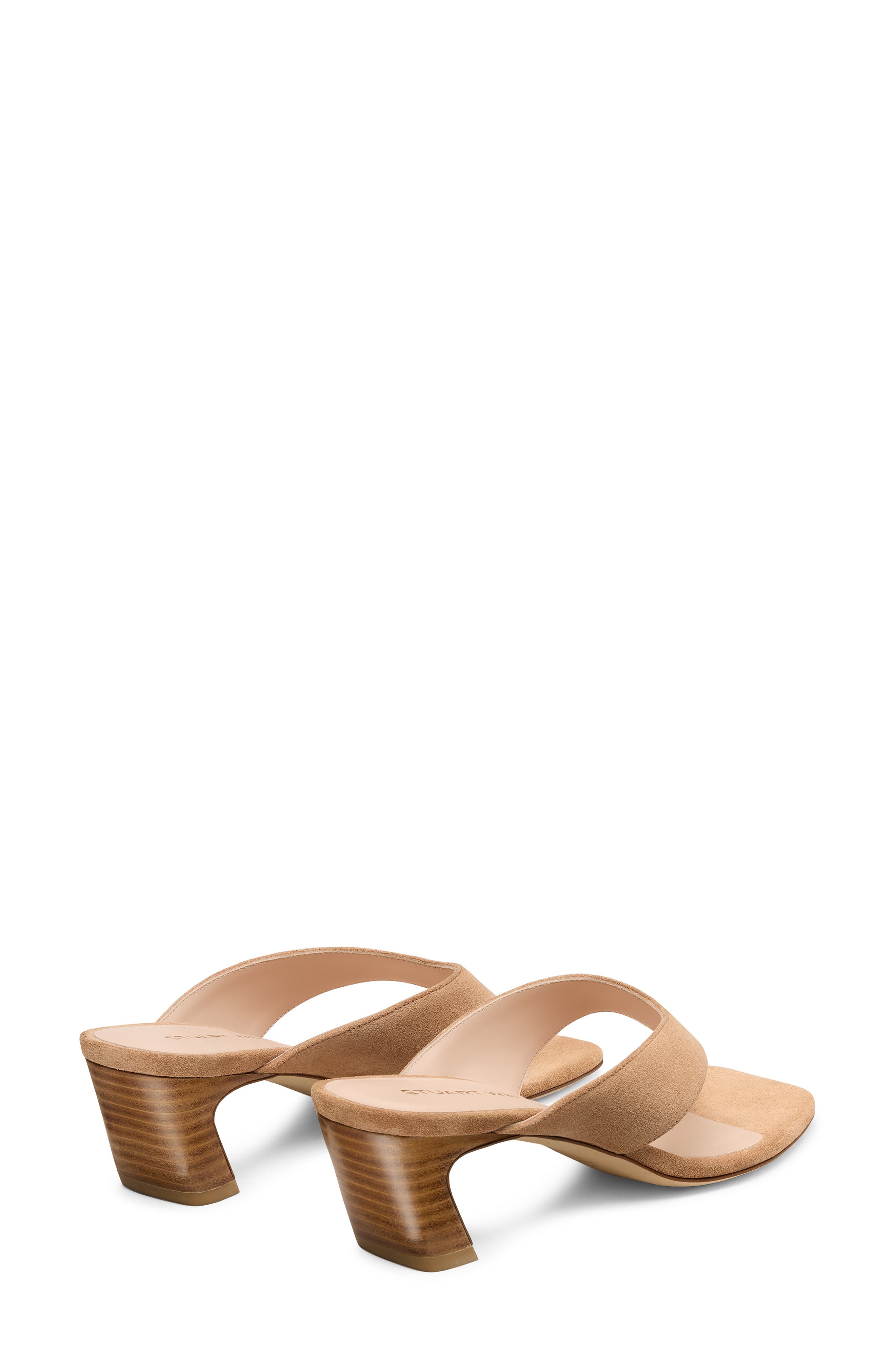 Stuart Weitzman Stassi 50 Thong Sandal, Alternate, color, New Camel