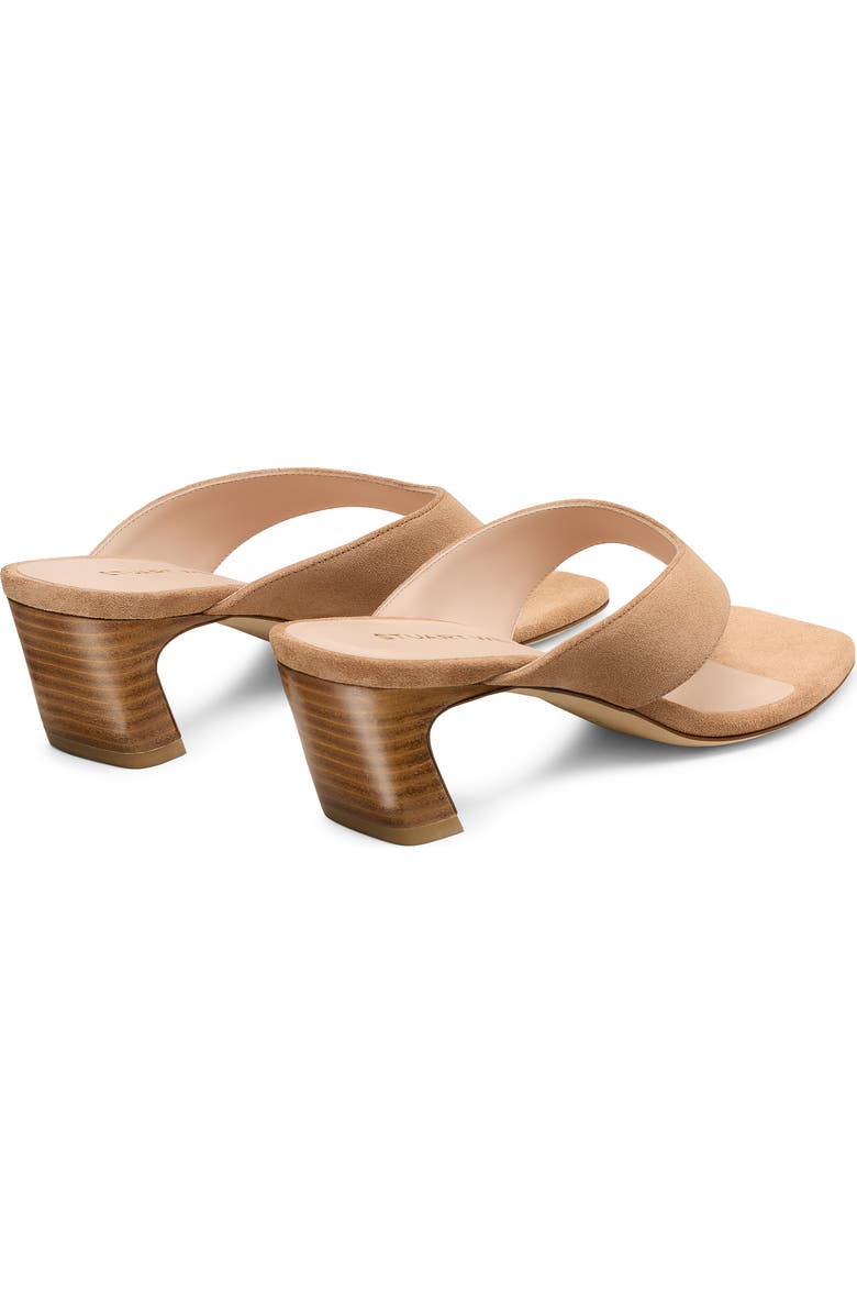 Stuart Weitzman Stassi 50 Thong Sandal, Alternate, color, New Camel