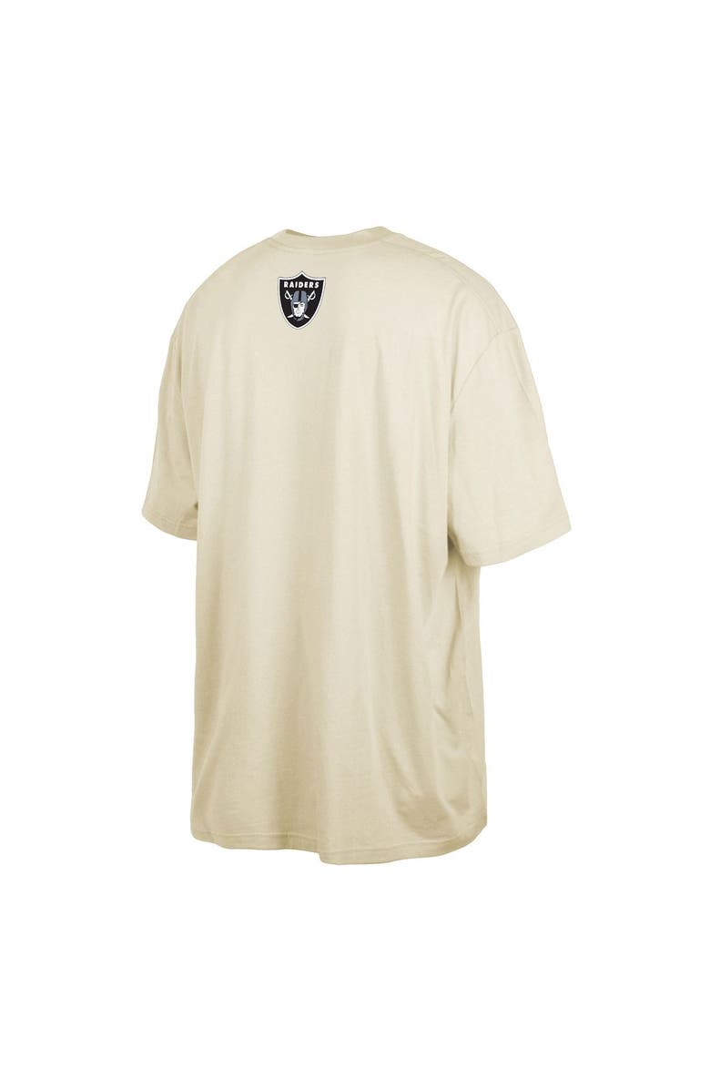 New Era Men's New Era  Cream Las Vegas Raiders 2023 NFL Draft Big & Tall T-Shirt, Alternate, color, Cream