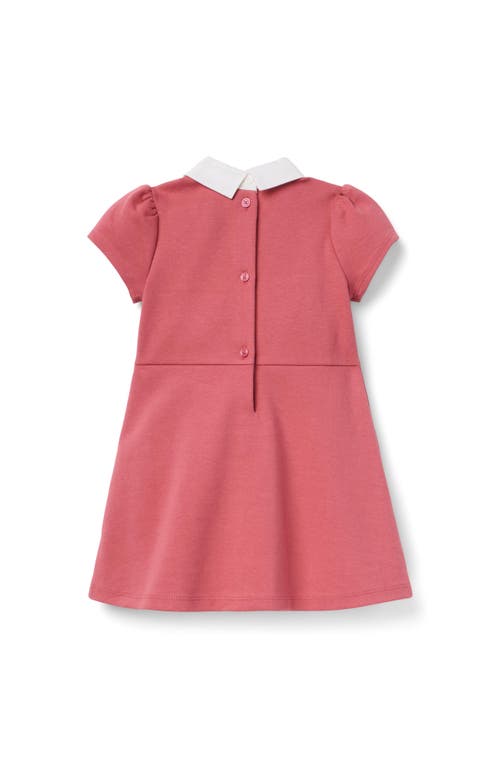 Janie And Jack The Quilted Bridle Bit Dress In Orange