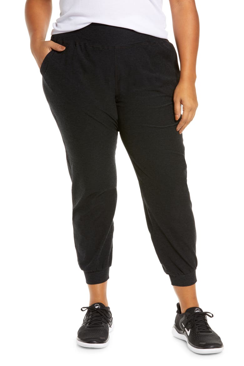 Space Dye Midi Joggers, Main, color, DARKEST NIGHT