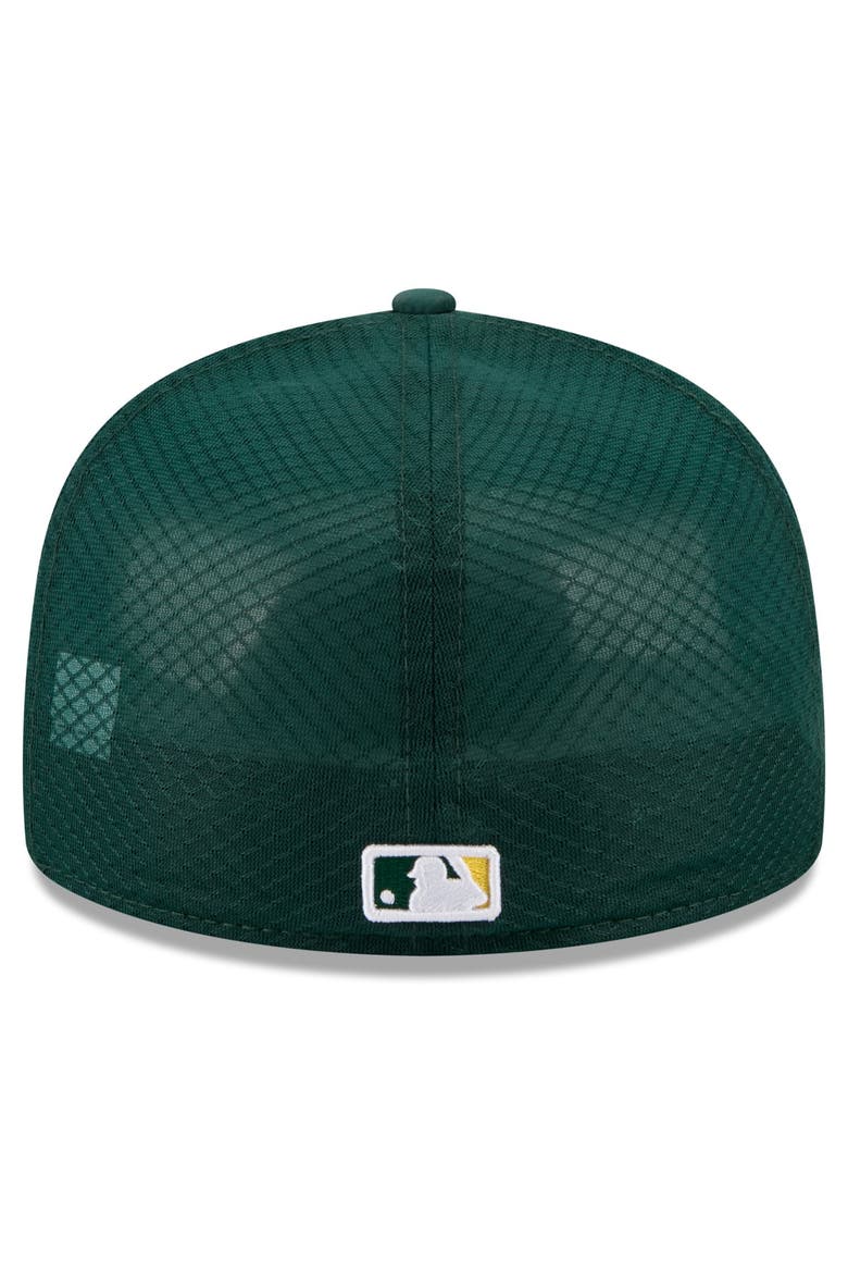 Youth New Era Green Athletics Batting Practice 59FIFTY Fitted Hat, Alternate, color, Green