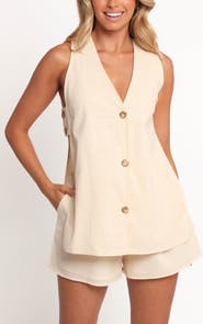 Petal & Pup Miller Cotton Vest & Shorts Set