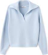 MANGO Rib Johnny Collar Sweater