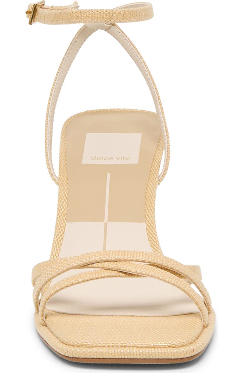 Dolce Vita Manji Ankle Strap Sandal, Alternate, color, Lt Natural Raffia