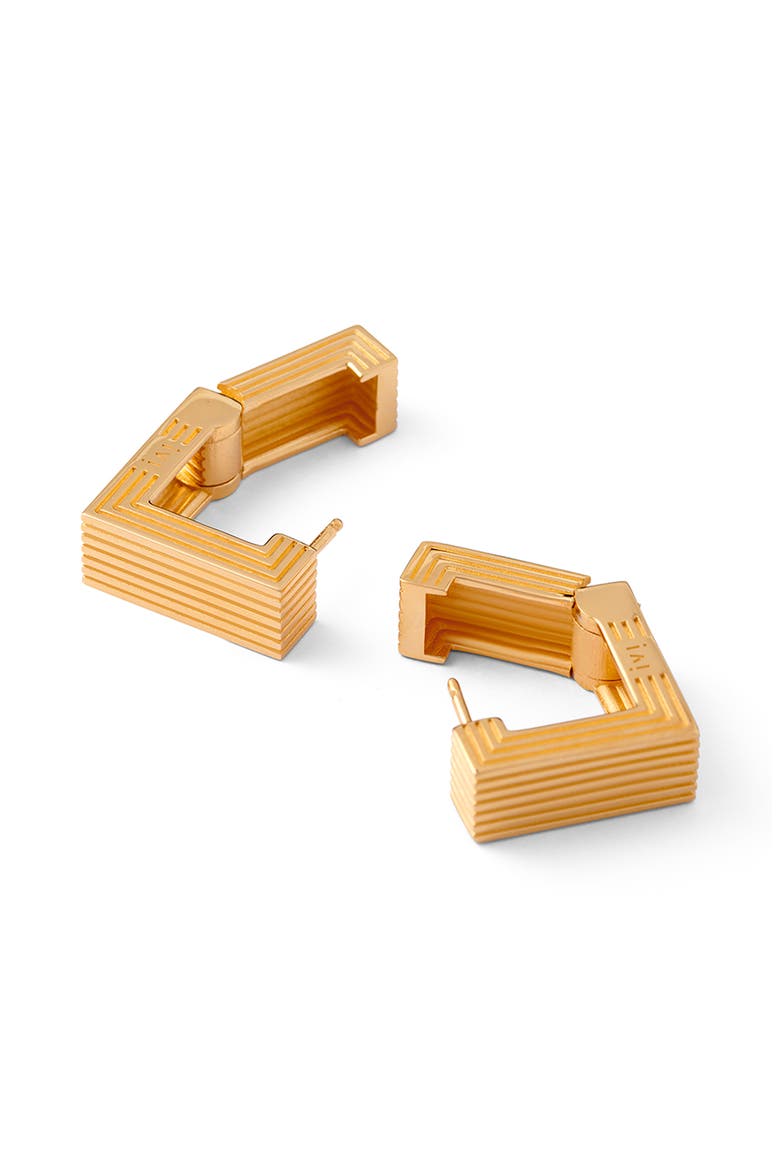 Small Aurelia Hoop Earrings, Alternate, color, YELLOW GOLD