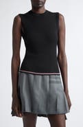 Thom Browne Merino Wool Rib Sweater Vest