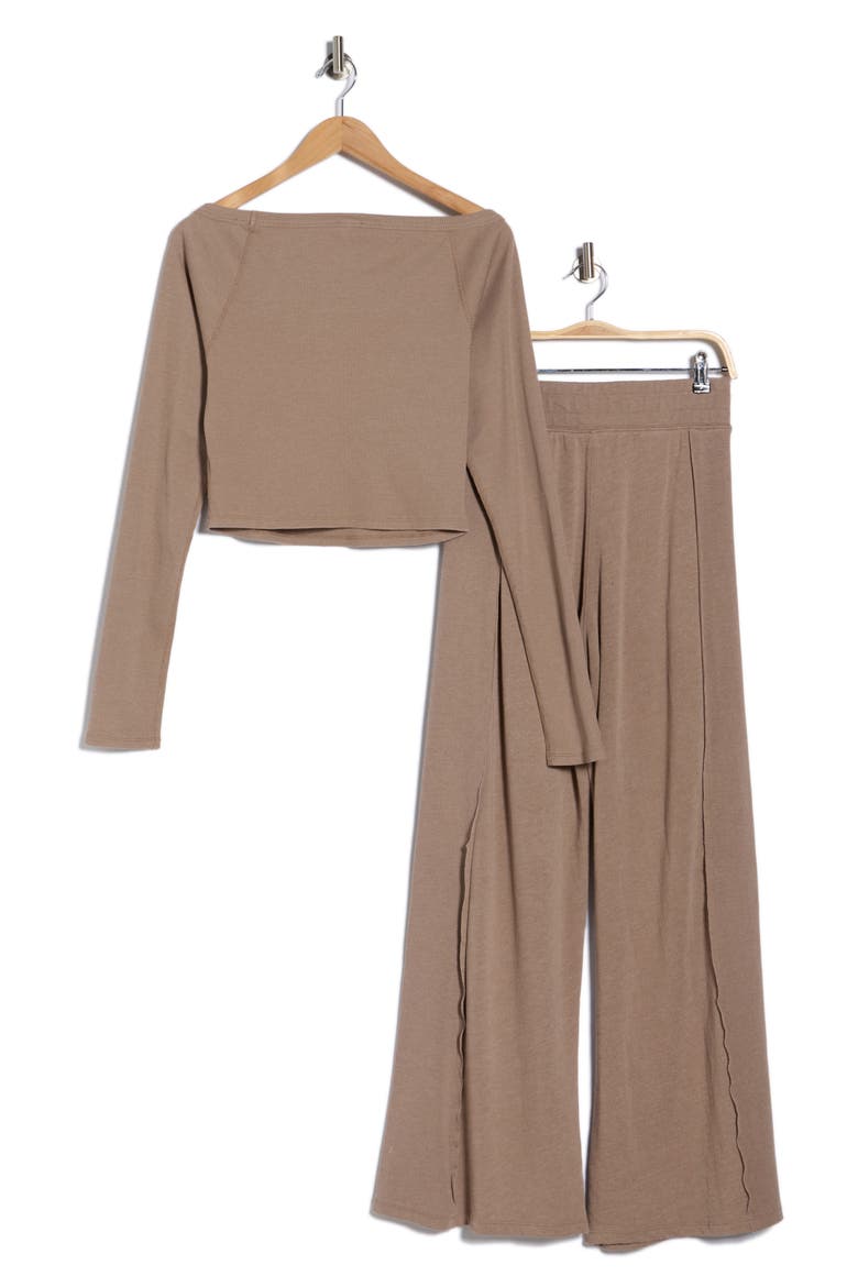 Go To Top & Pants Set, Alternate, color, FOSSIL