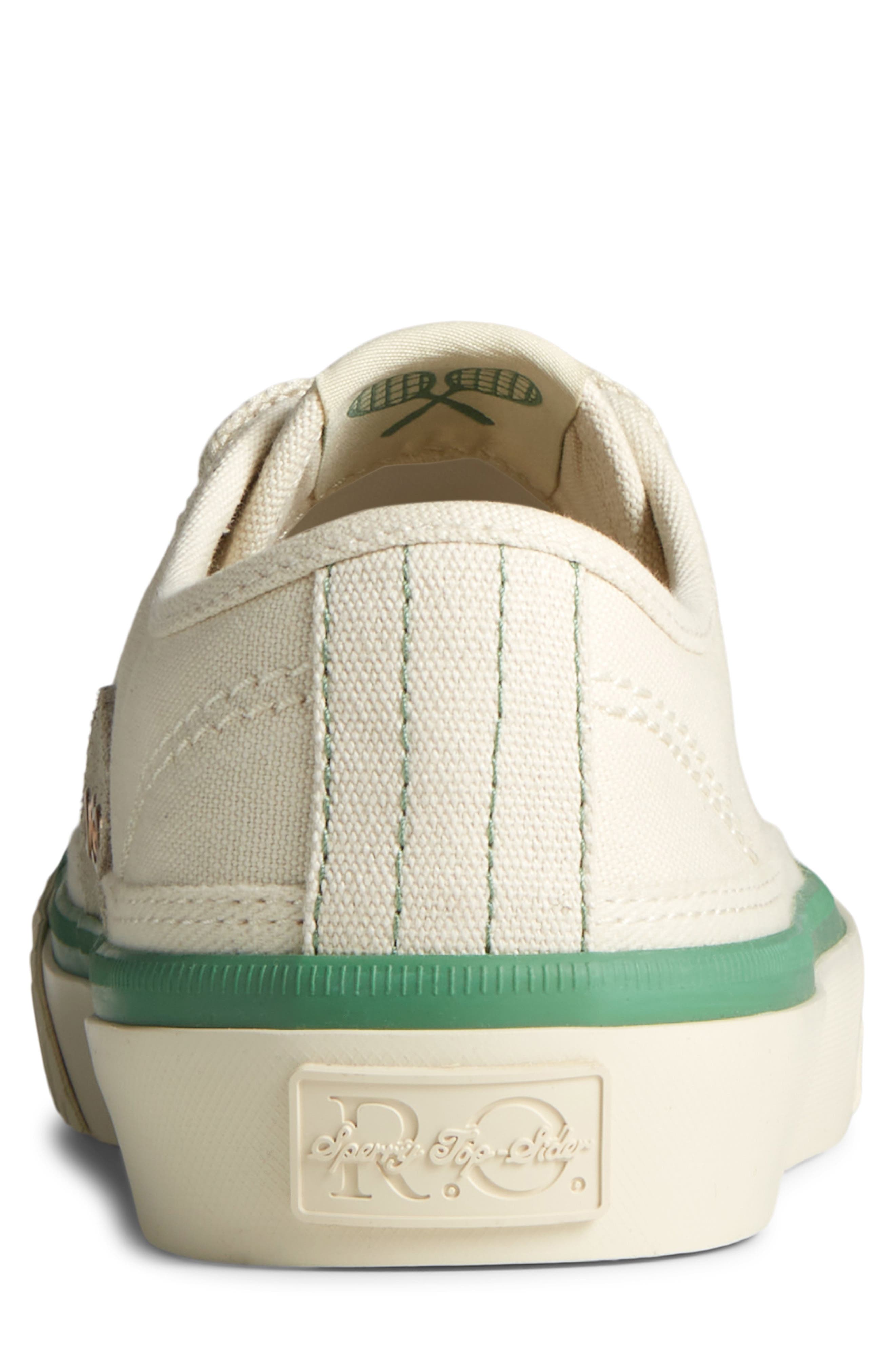 Sperry Racquet Oxford Cap Toe Canvas Sneaker, Alternate, color, White