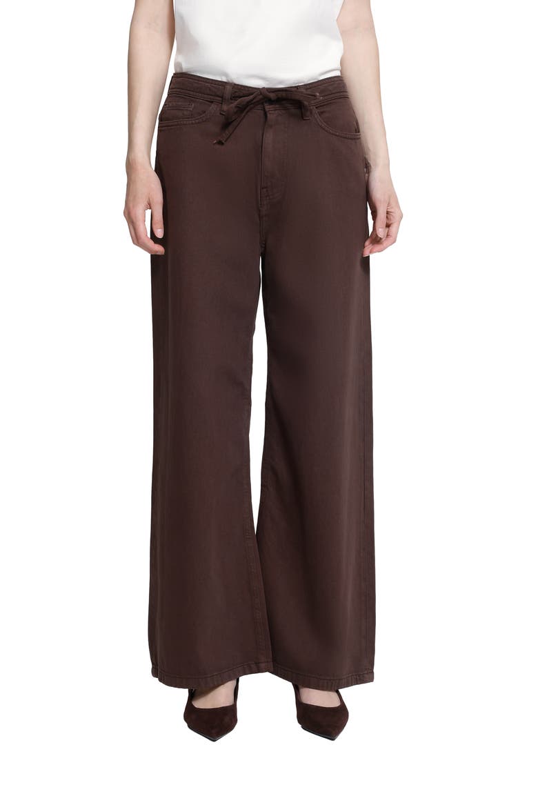 Hezano Wide Leg Jeans, Main, color, CHICORY COFFEE