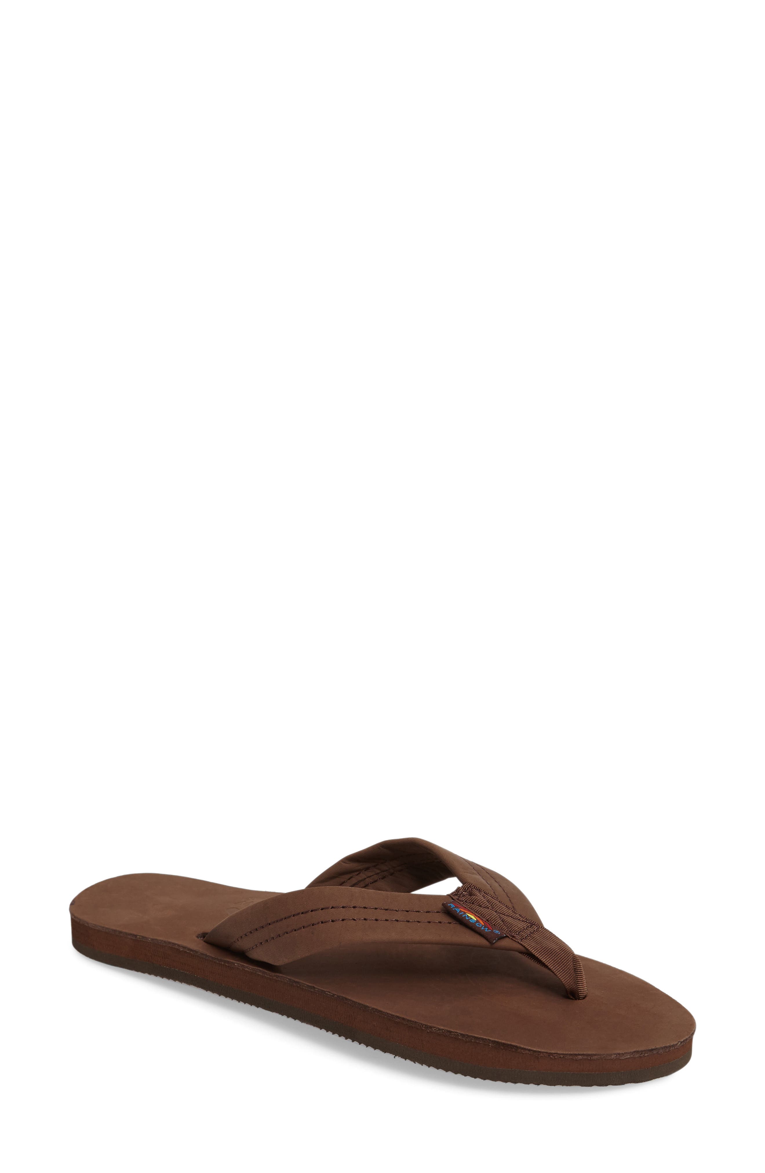 nike brown flip flops womens