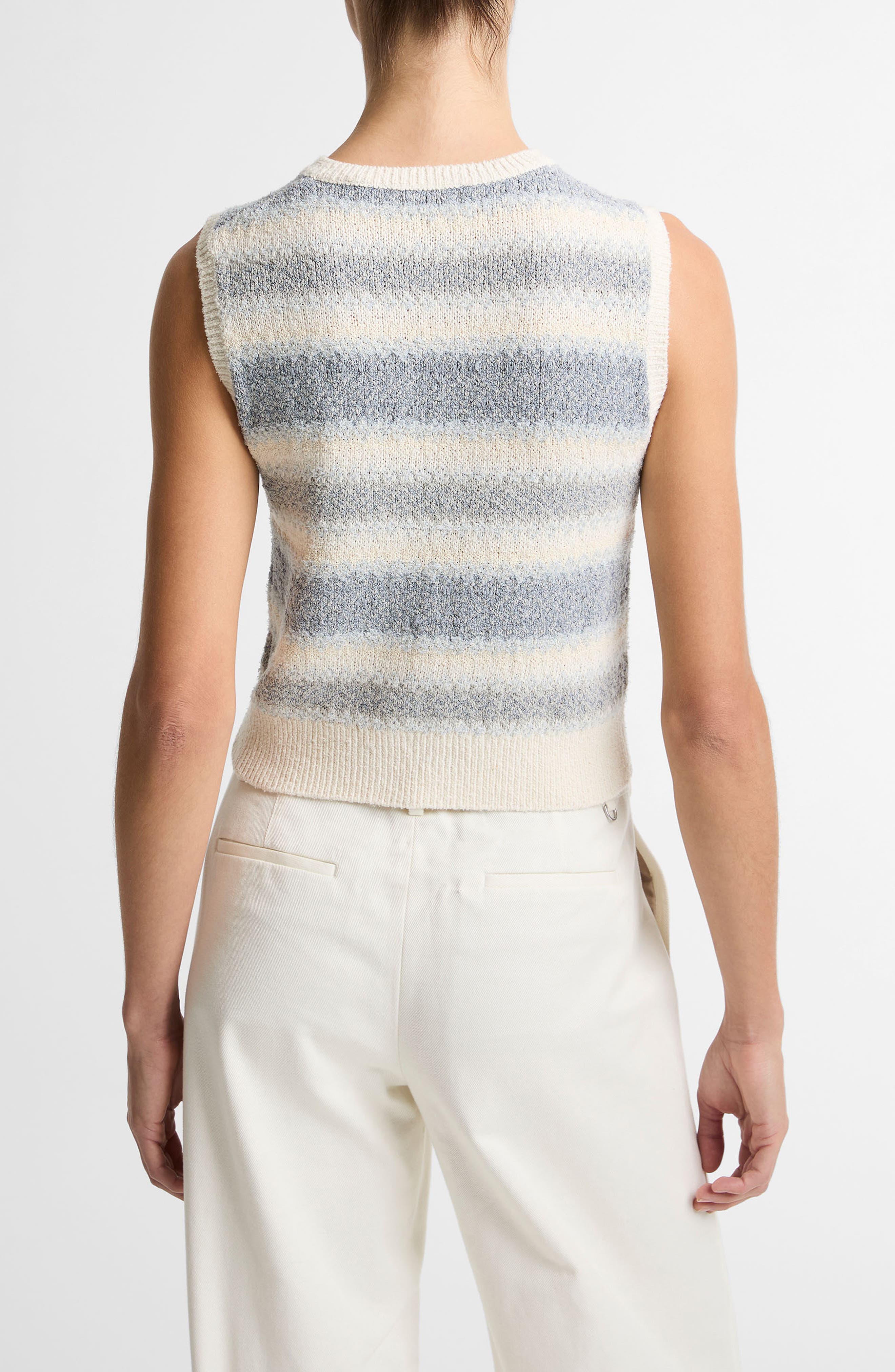 Summer Fair Isle Silk Blend Sweater Vest - image 2