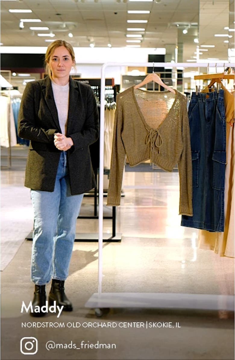 Sandy Lace-Up Cardigan, sales video thumbnail