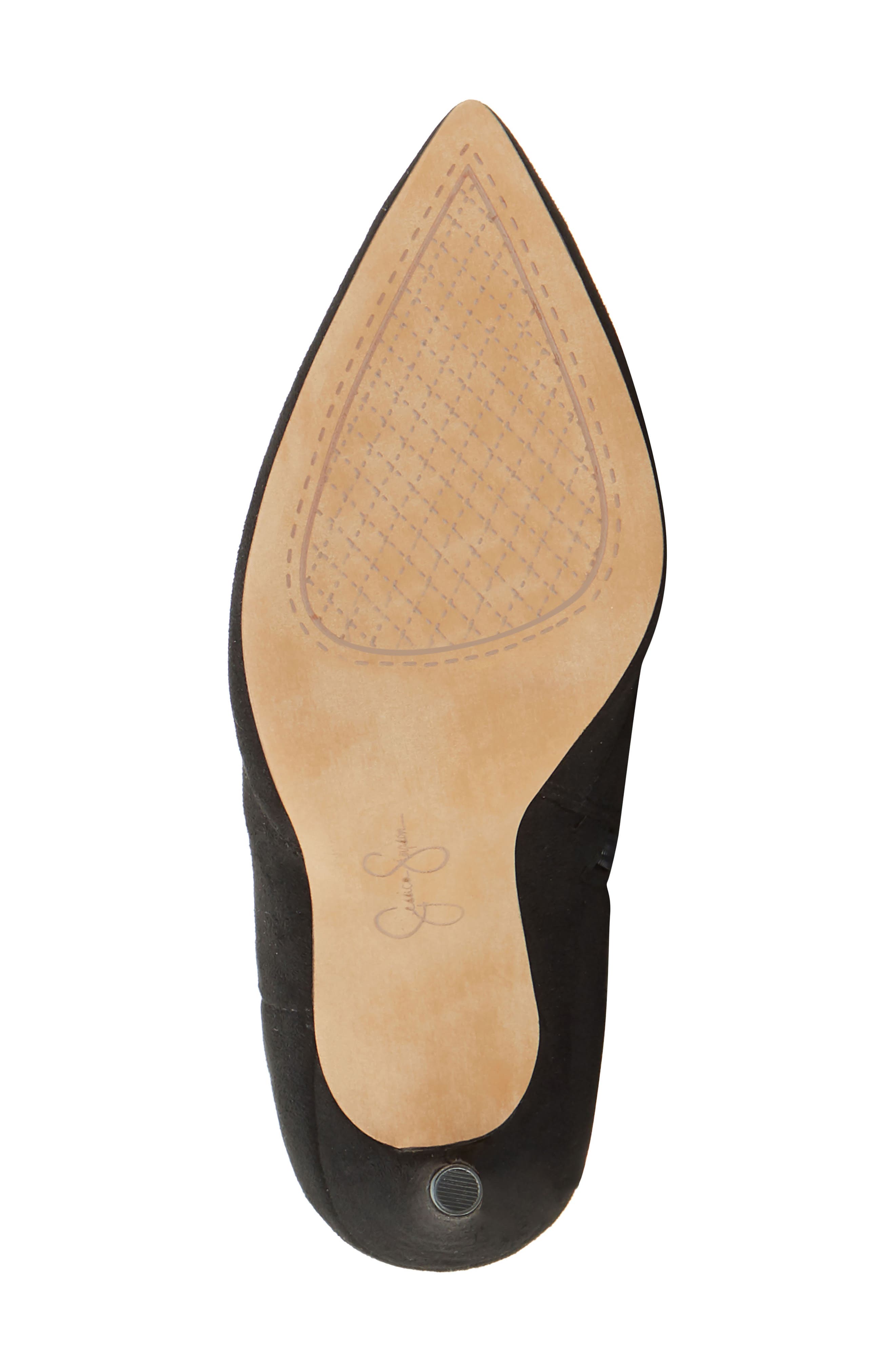 Lailra Pointed Toe Stiletto Boot, Alternate, color, BLACK SUEDE