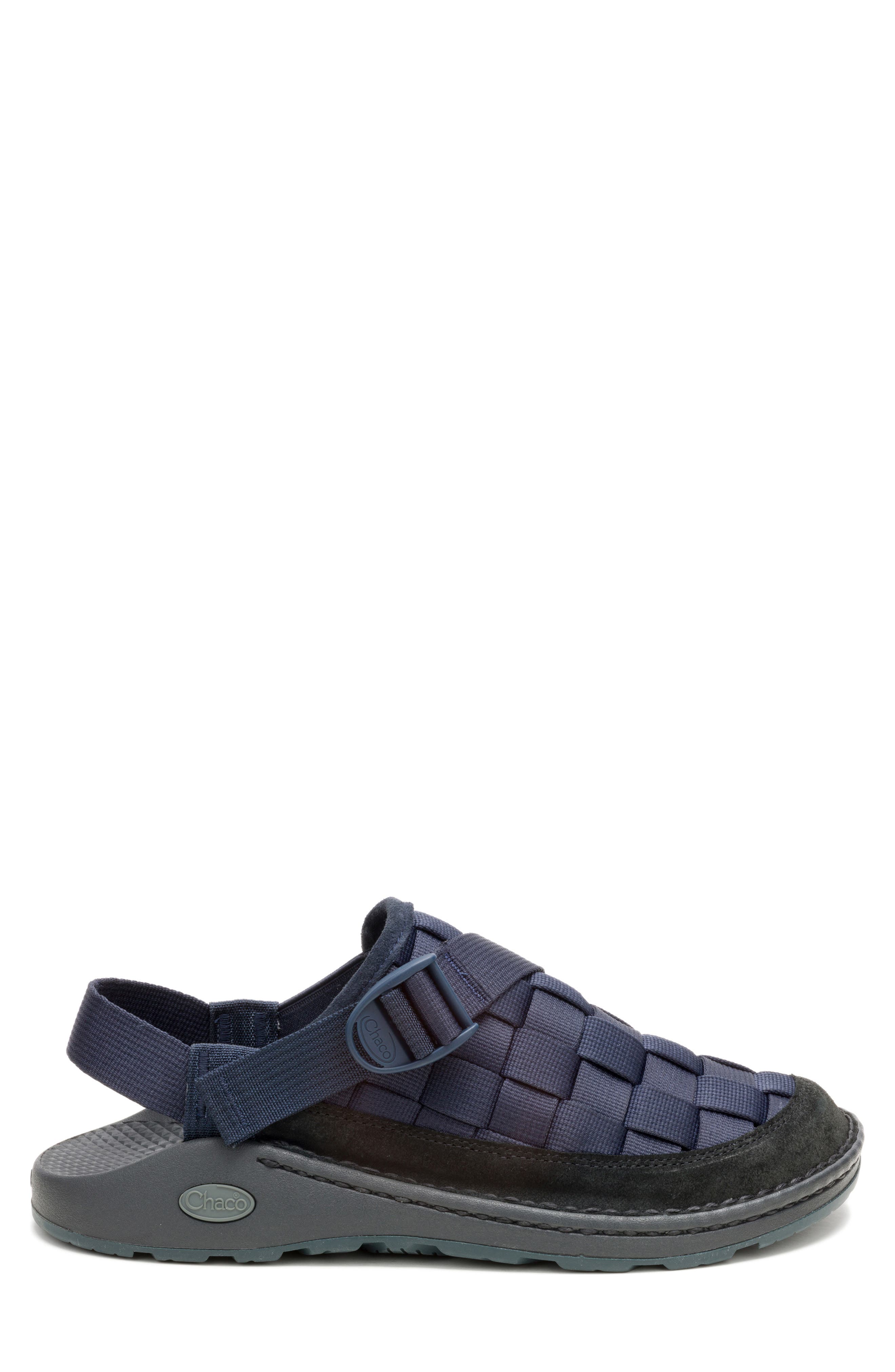 Canyon Woven Clog, Alternate, color, NAVY ALLOY