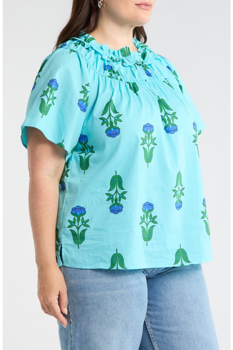 Romery Abstract Terie Top, Alternate, color, BLUES-GRNS-MUL