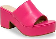 CHASE AND CHLOE Nelly Platform Slide Sandal