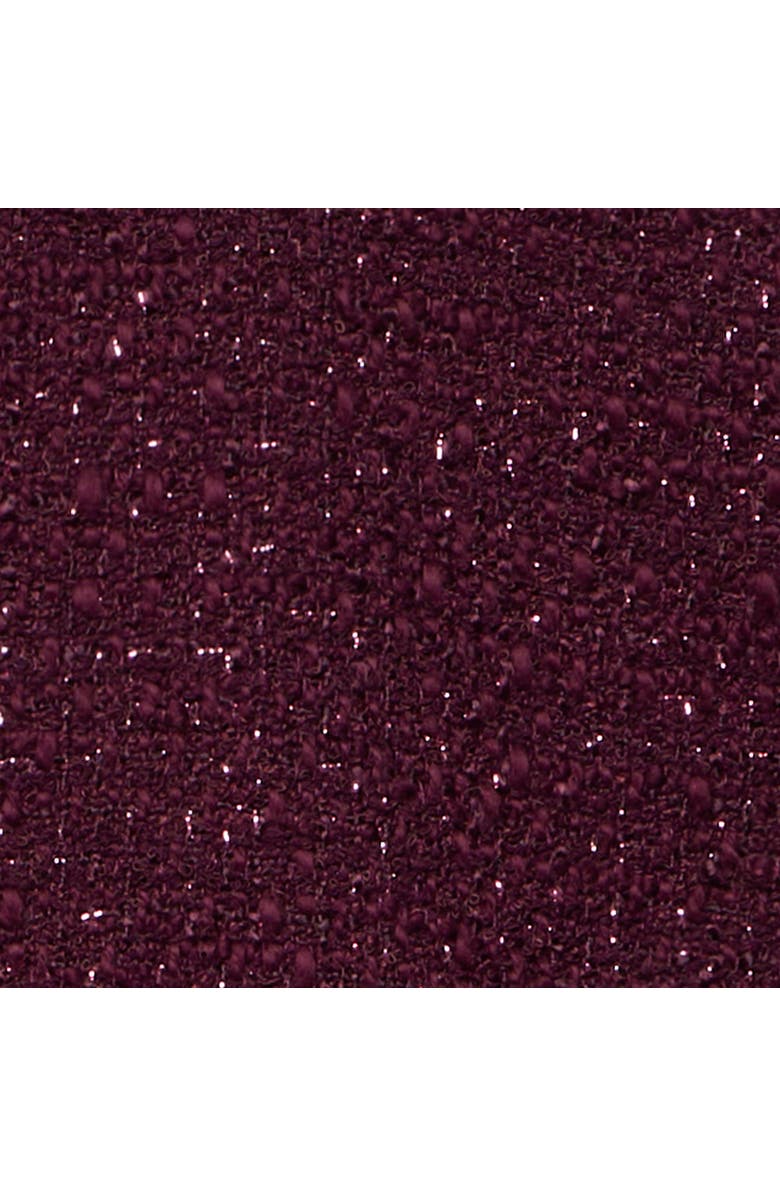 MINT VELVET Boucle Mini Shift Dress, Alternate, color, Burgundy