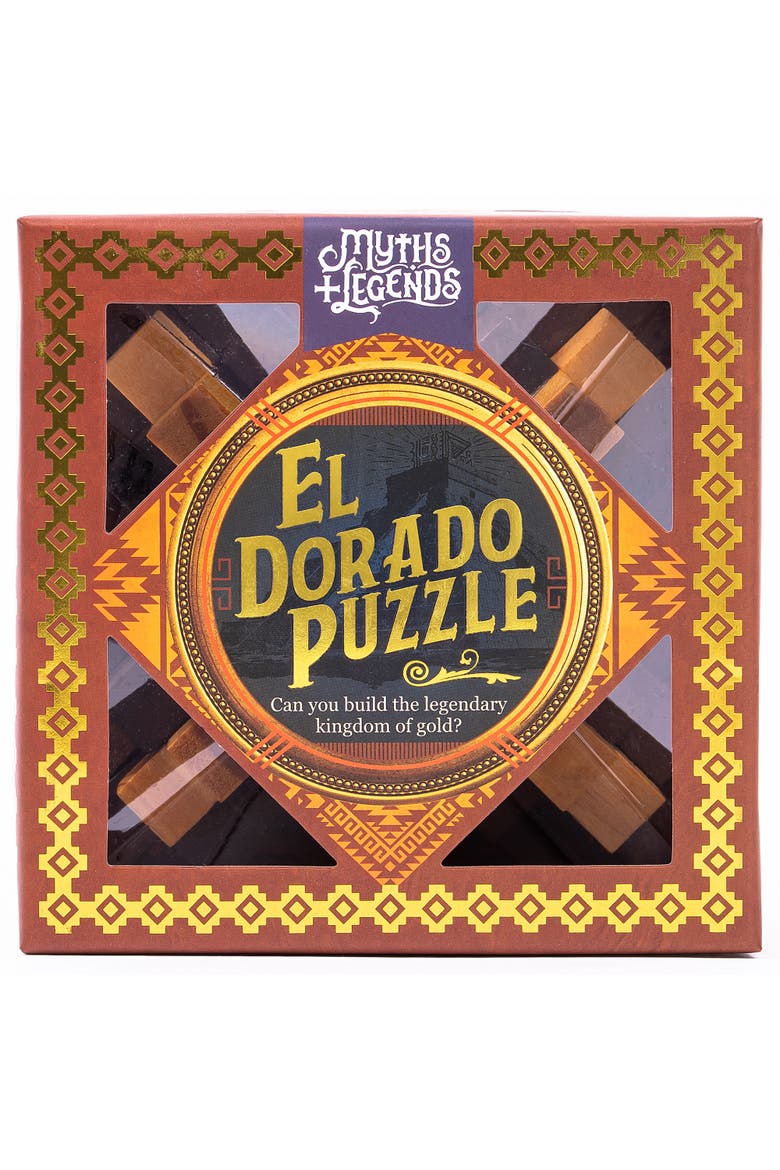 El Dorado 3D Wooden Brainteaser Puzzle, Main, color, Multicolored