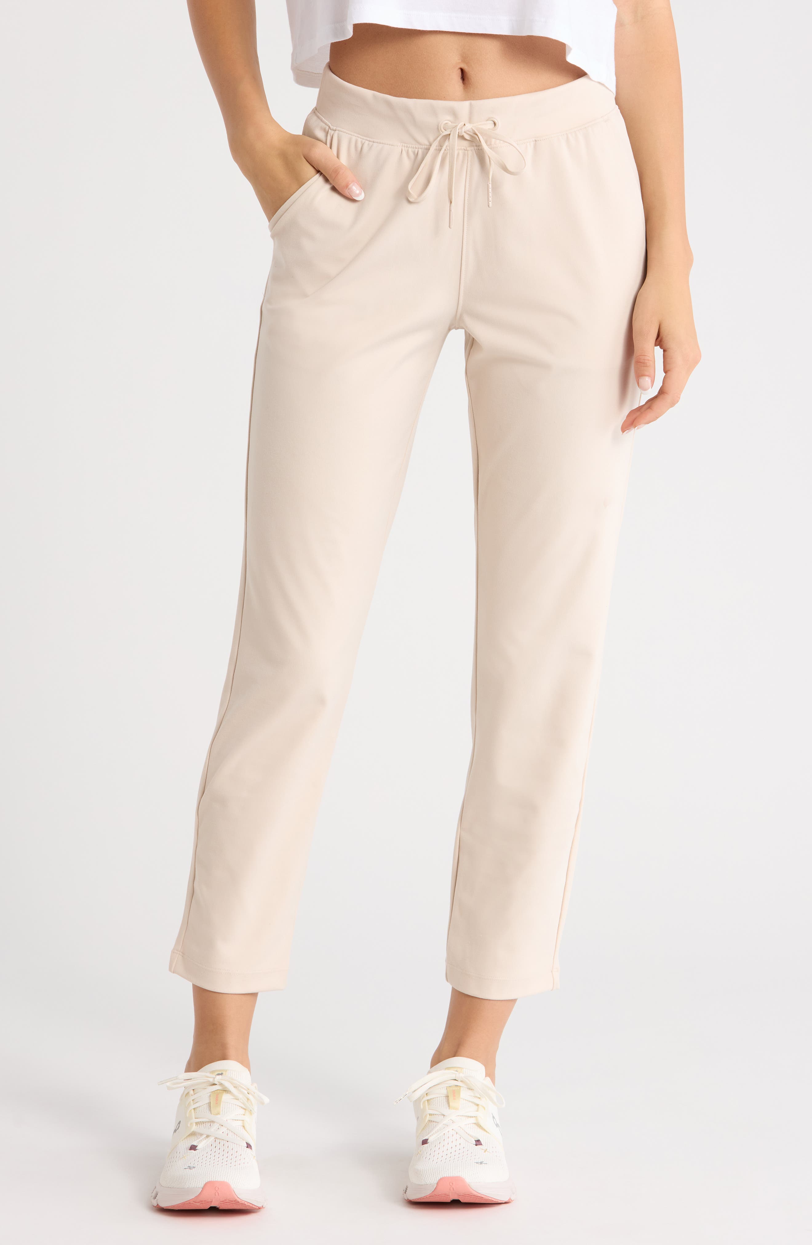 YOGALICIOUS Lux Side Pocket Straight Leg Joggers