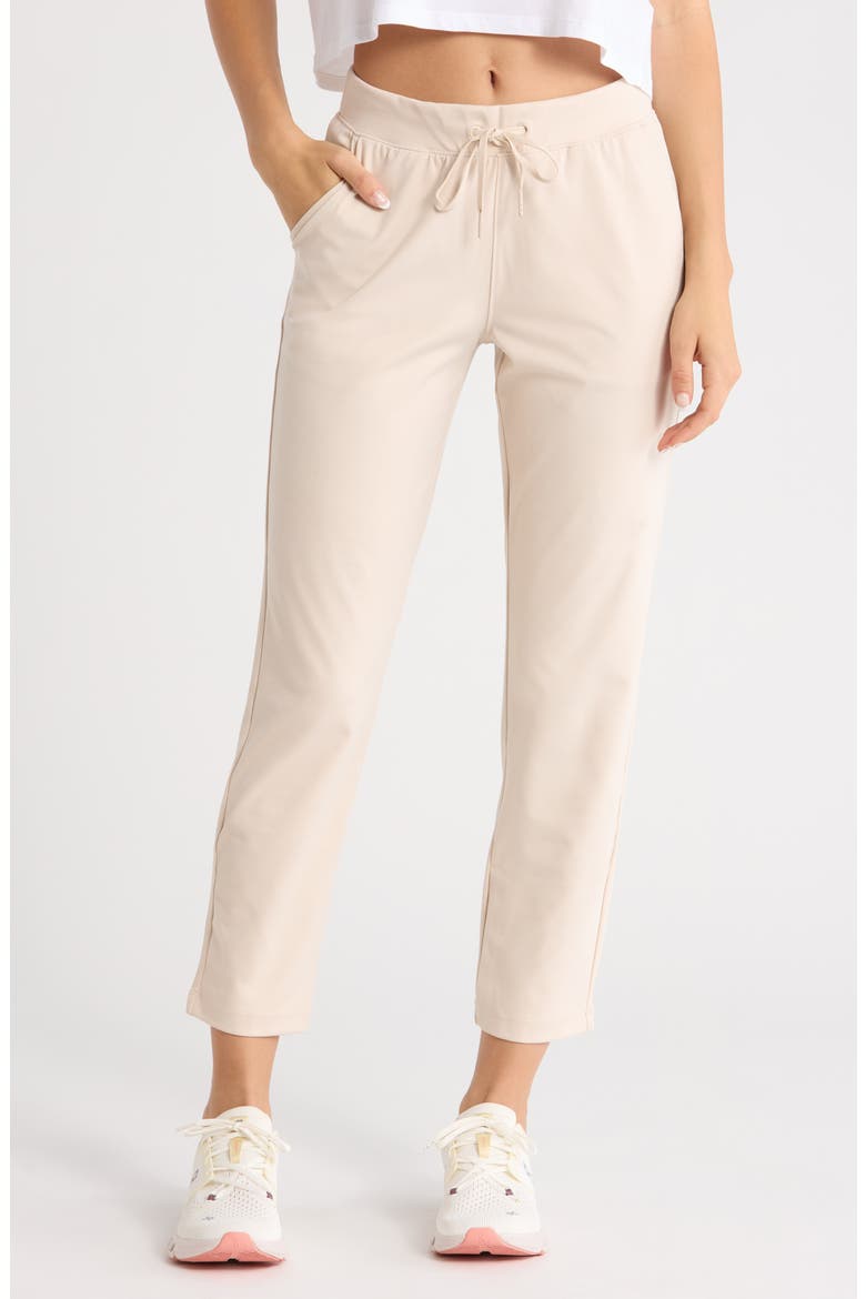 Lux Side Pocket Straight Leg Joggers, Main, color, GRAY MORN