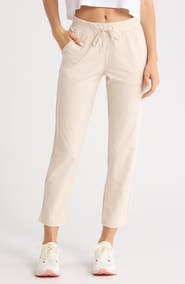 YOGALICIOUS Lux Side Pocket Straight Leg Joggers