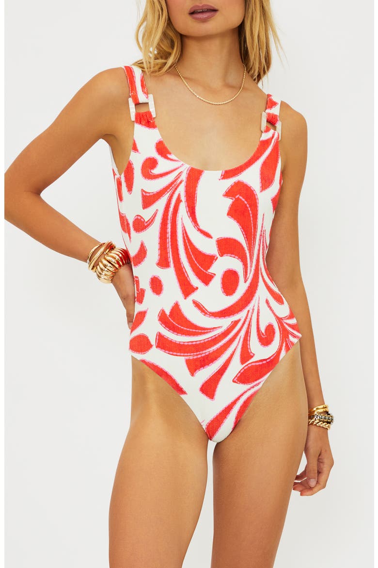 Beverly One-Piece Swimsuit, Main, color, SUNSHINE DUNES