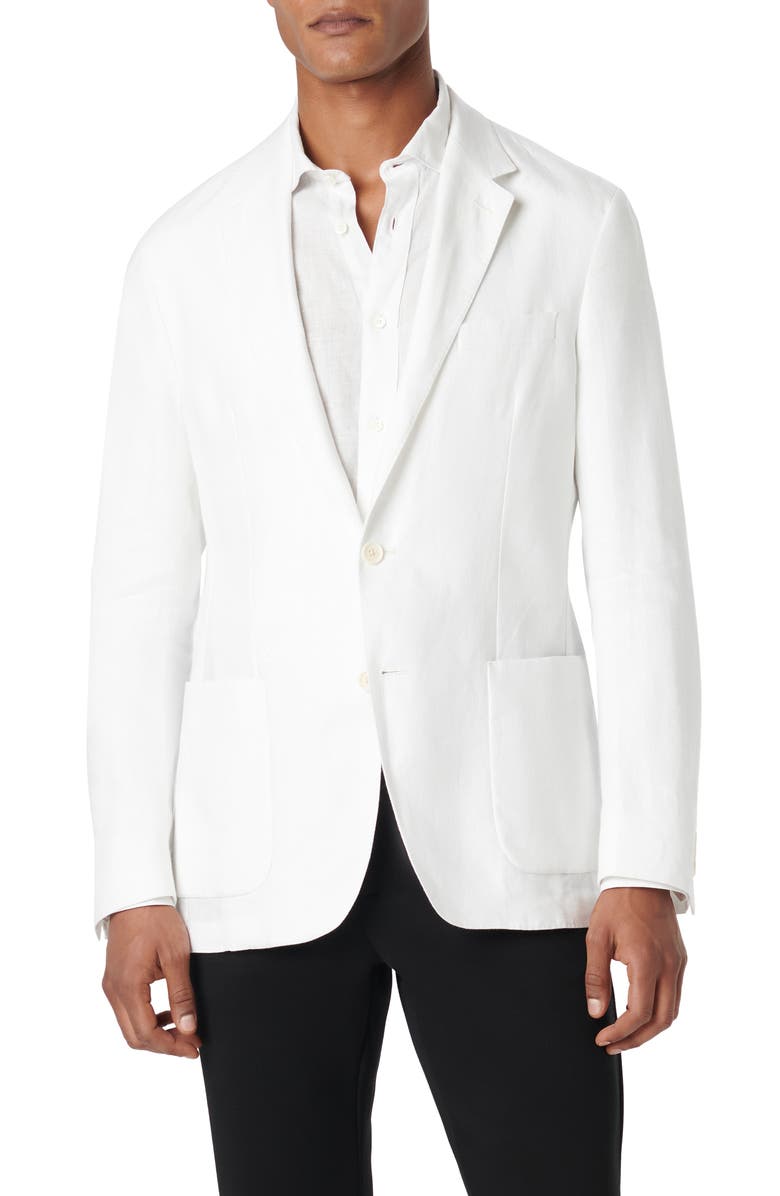 Bugatchi Linen Blazer, Main, color,
