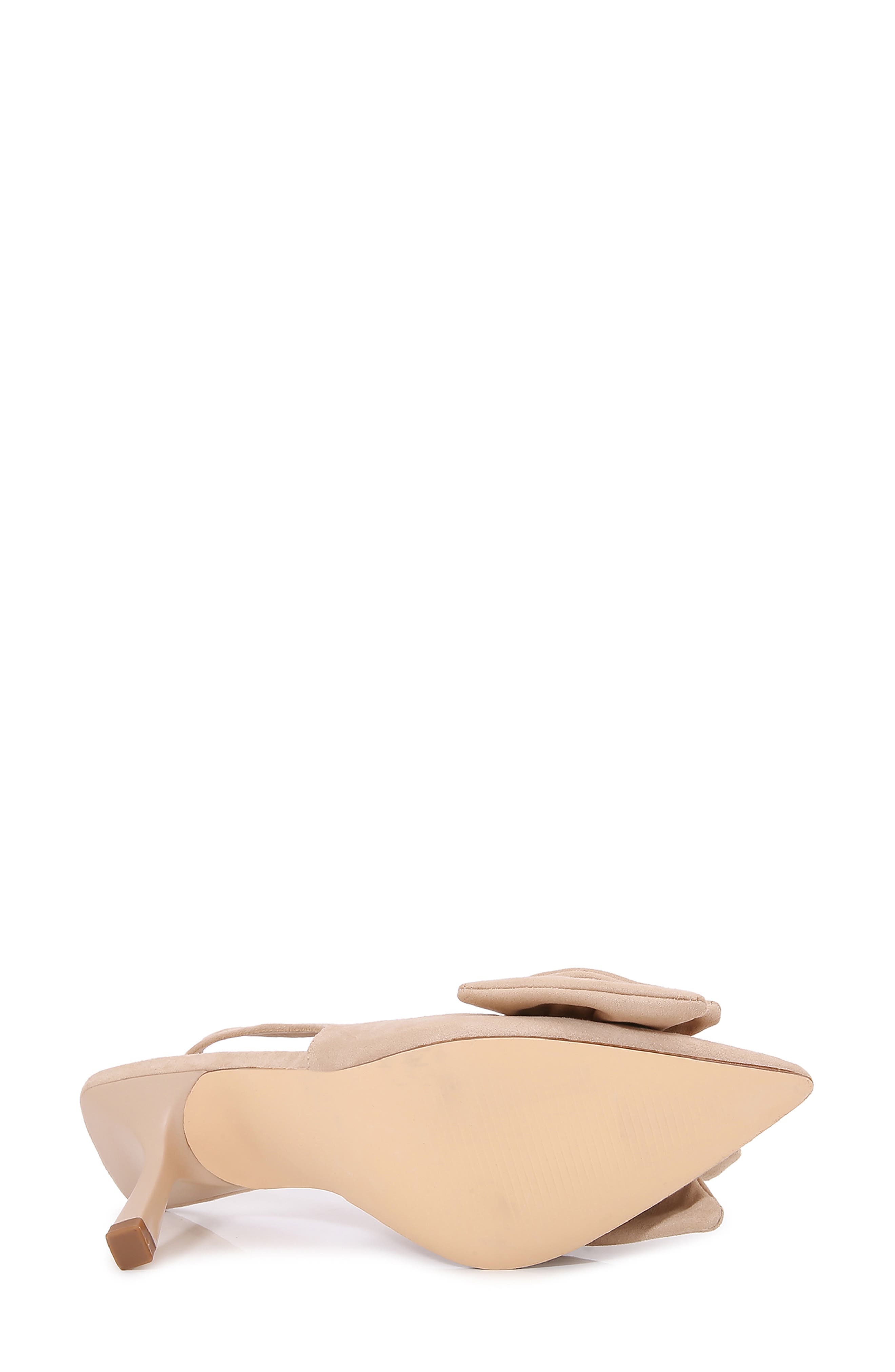 Christie Bow Slingback Pump, Alternate, color, BEIGE