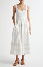 Ulla Johnson Isadora Cotton Fit & Flare Sundress