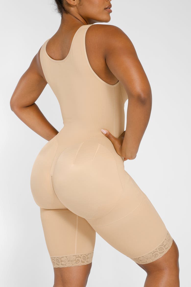 BOOT-YEAH AirSlim Full Coverage Bodysuit, Alternate, color, Beige