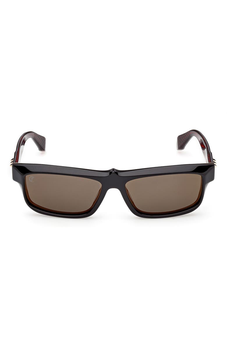 Christian Louboutin 57mm Square Sunglasses, Main, color, 