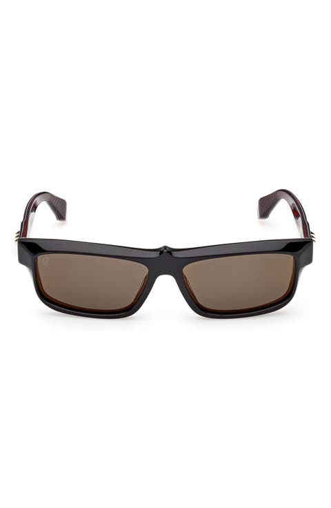 57mm Square Sunglasses