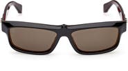 Christian Louboutin 57mm Square Sunglasses