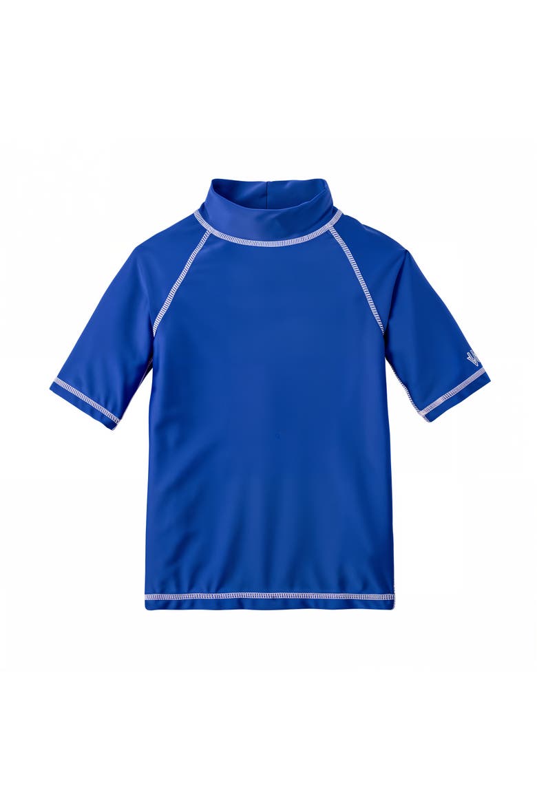 Short Sleeve Sun & Swim Shirt, Main, color, Navy