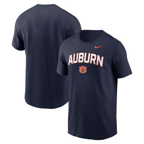 Men's Nike Navy Auburn Tigers Primetime Arch Stack T-Shirt